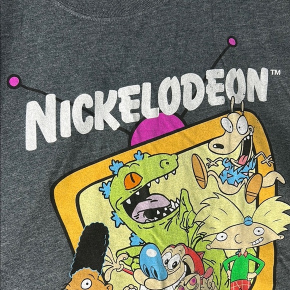 Nickelodeon Charcoal Graphic Tee - Picture 9 of 13